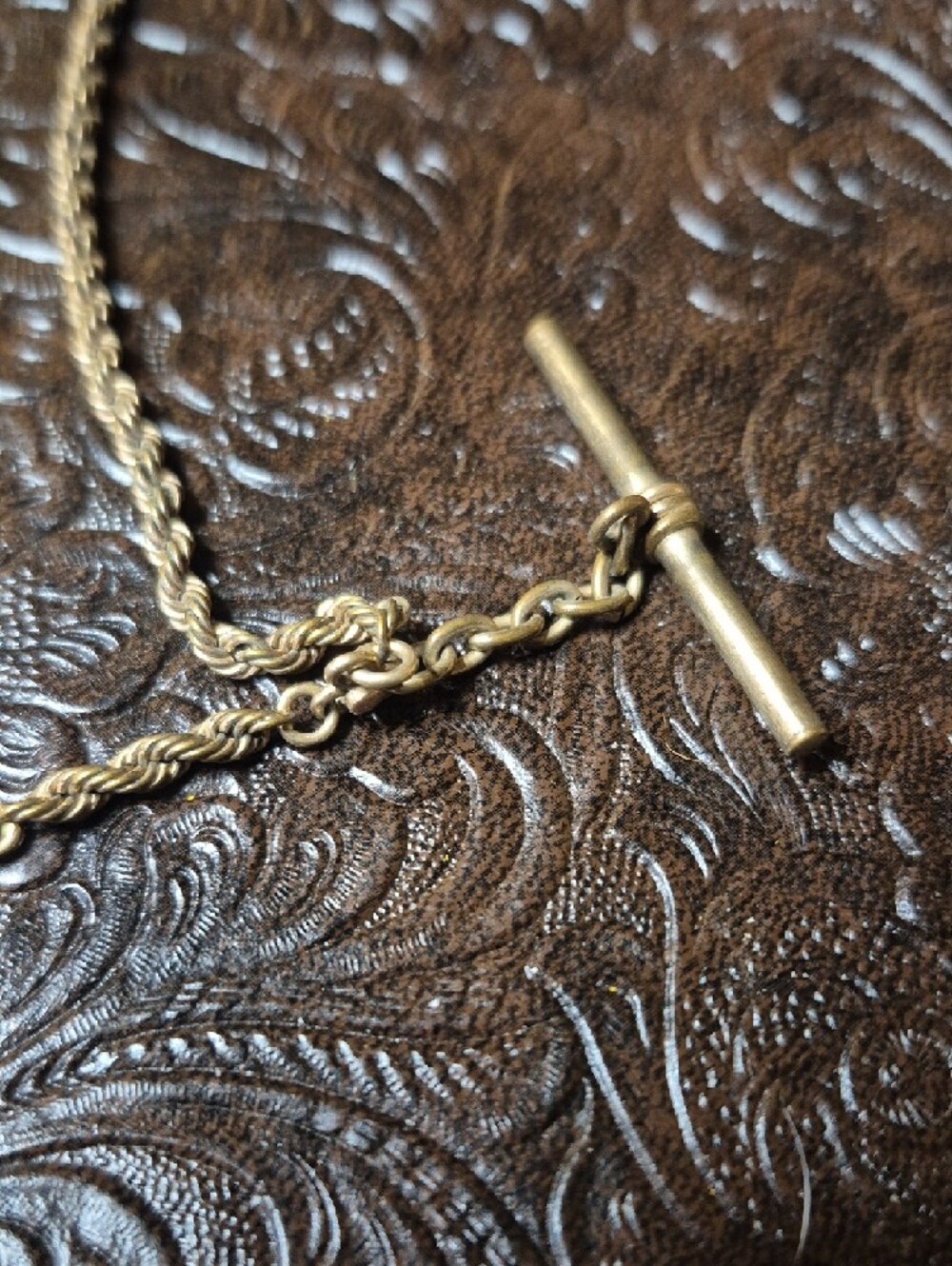 Victorian-Style Brass Trowel Masonic Watch Fob Kosmortar - Picture 3 of 7
